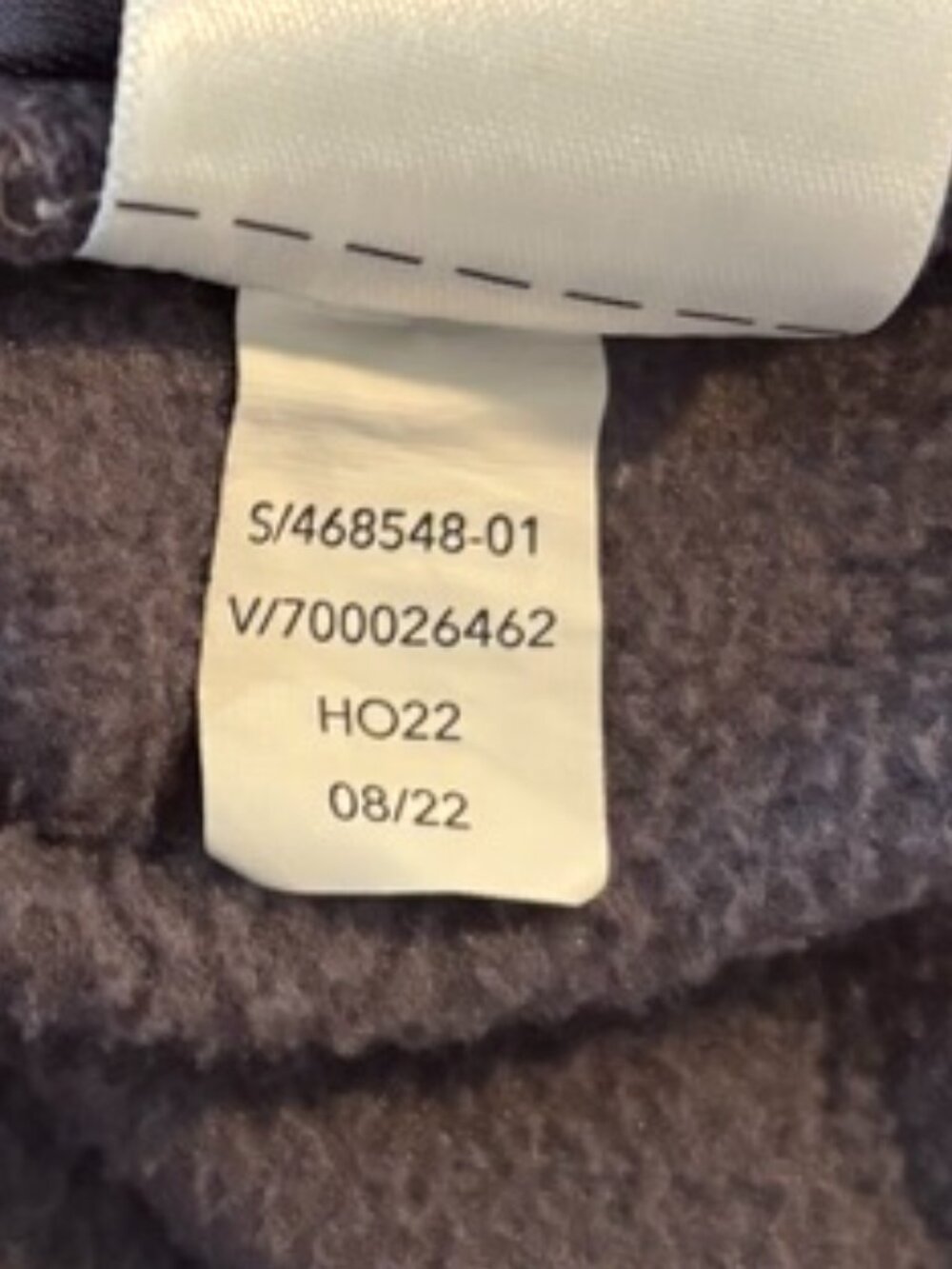 Athleta Girl Gray and Pink Snap Neck Fleece Pullover Sweatshirt Size Large (12) - Picture 6 of 6